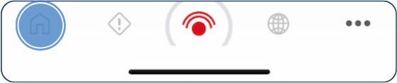 Check in manually in the app